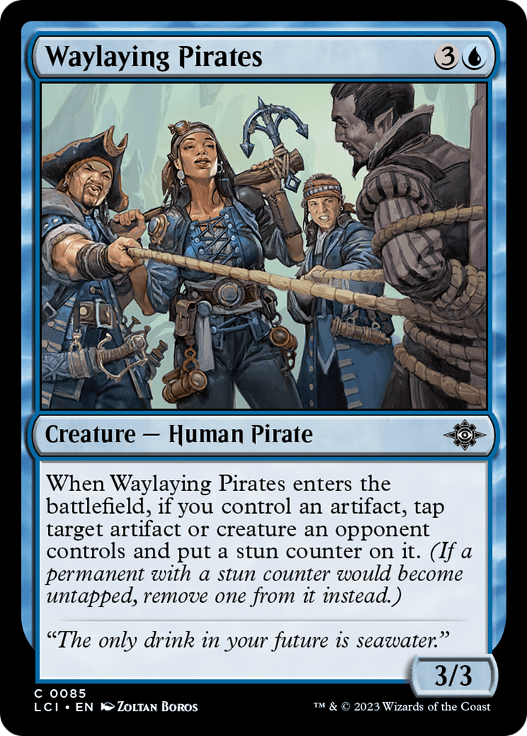 Waylaying Pirates (LCI-085) [The Lost Caverns of Ixalan] MTG Single Wizards of the Coast