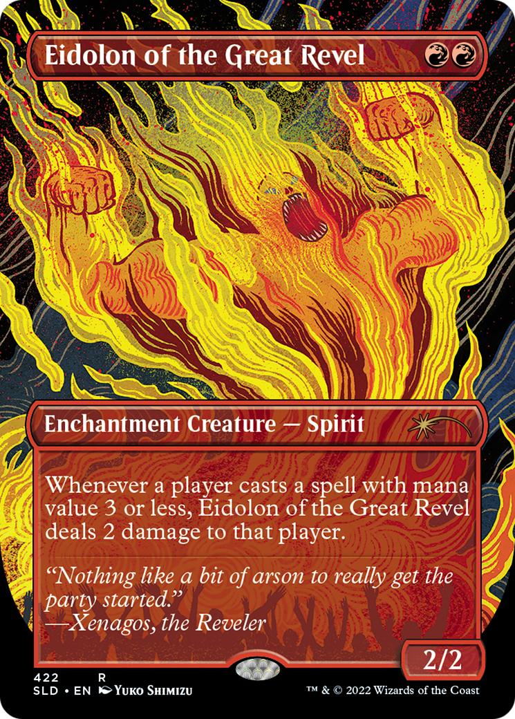 Eidolon of the Great Revel (SLD-422) [Secret Lair] Drop (Borderless) MTG Single Wizards of the Coast