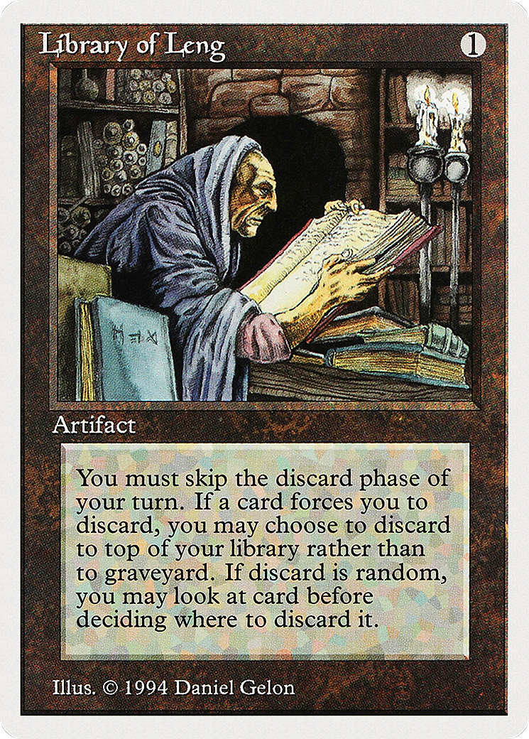 Library of Leng (SUM-261) [Misc] Summer Magic / Edgar MTG Single Wizards of the Coast