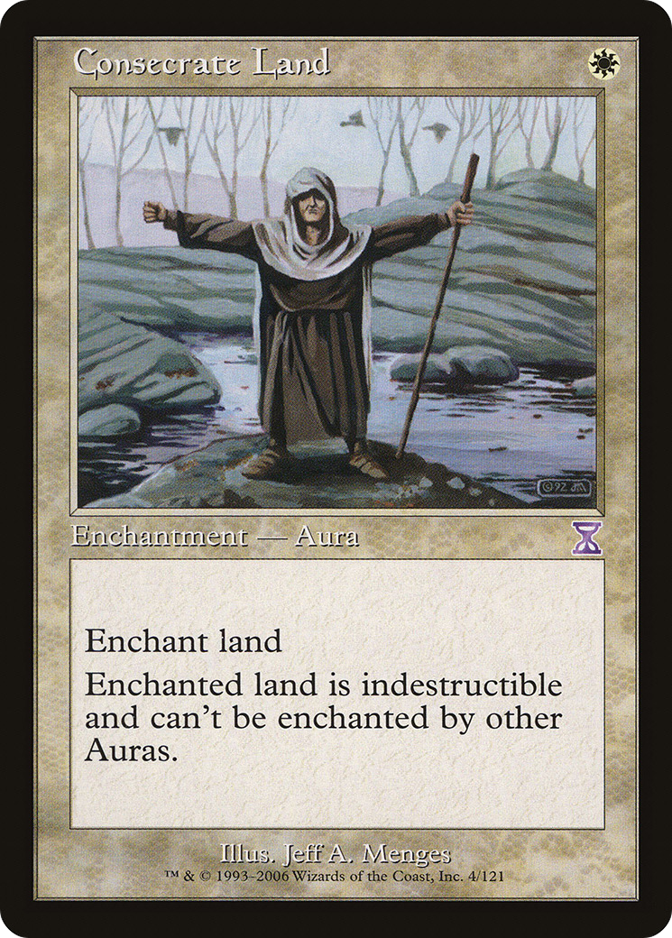 Consecrate Land (TSB-004) [Time Spiral Timeshifted] MTG Single Wizards of the Coast