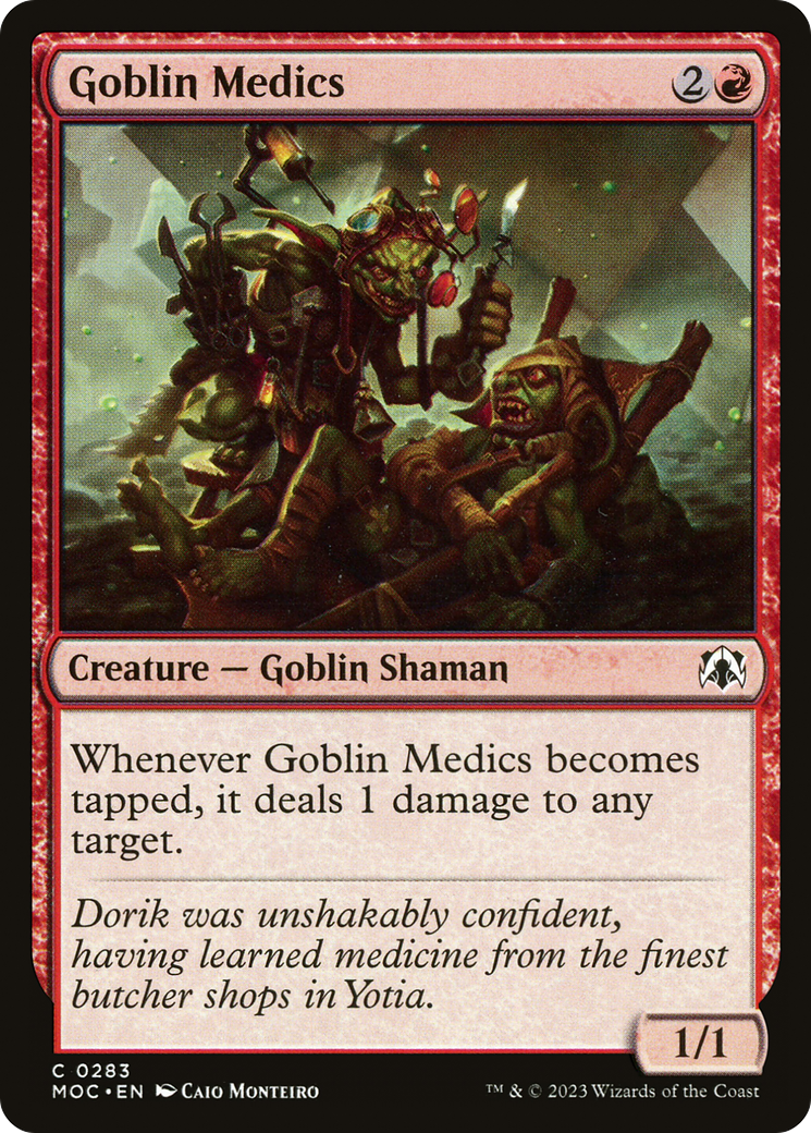 Goblin Medics (MOC-283) [March of the Machine Commander] MTG Single Wizards of the Coast