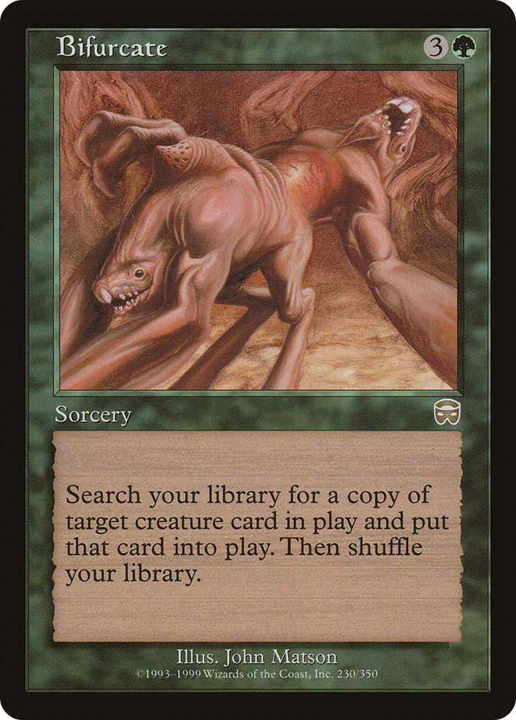 Bifurcate (MMQ-230) [Mercadian Masques] MTG Single Wizards of the Coast