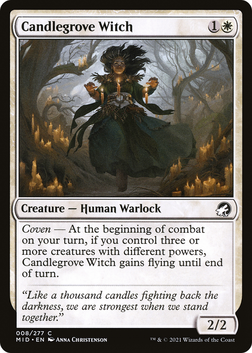 Candlegrove Witch (MID-008) [Innistrad: Midnight Hunt] MTG Single Wizards of the Coast