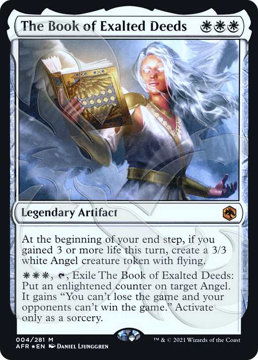 The Book of Exalted Deeds (AFR&-004) [Adventures in the Forgotten Realms Promos] Foil MTG Single Wizards of the Coast