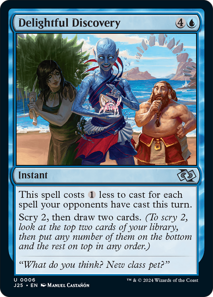 Delightful Discovery (J25-006) [Foundations Jumpstart] MTG Single Wizards of the Coast