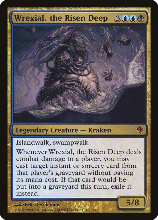 Wrexial, the Risen Deep (WWK-120) [Worldwake] Foil MTG Single Wizards of the Coast