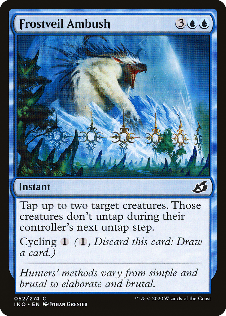 Frostveil Ambush (IKO-052) [Ikoria: Lair of Behemoths] MTG Single Wizards of the Coast