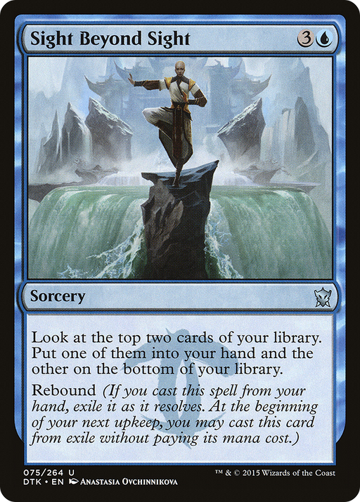 Sight Beyond Sight (DTK-075) [Dragons of Tarkir] MTG Single Wizards of the Coast