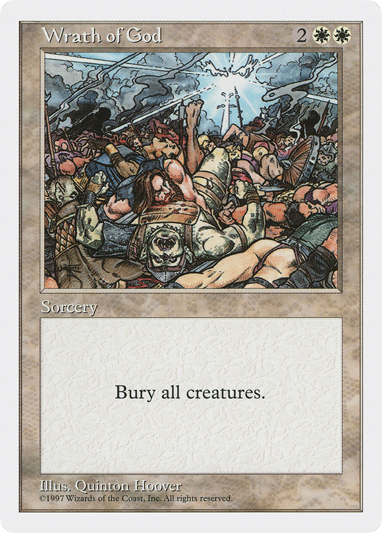 Wrath of God (5ED-069) [Fifth Edition] MTG Single Wizards of the Coast