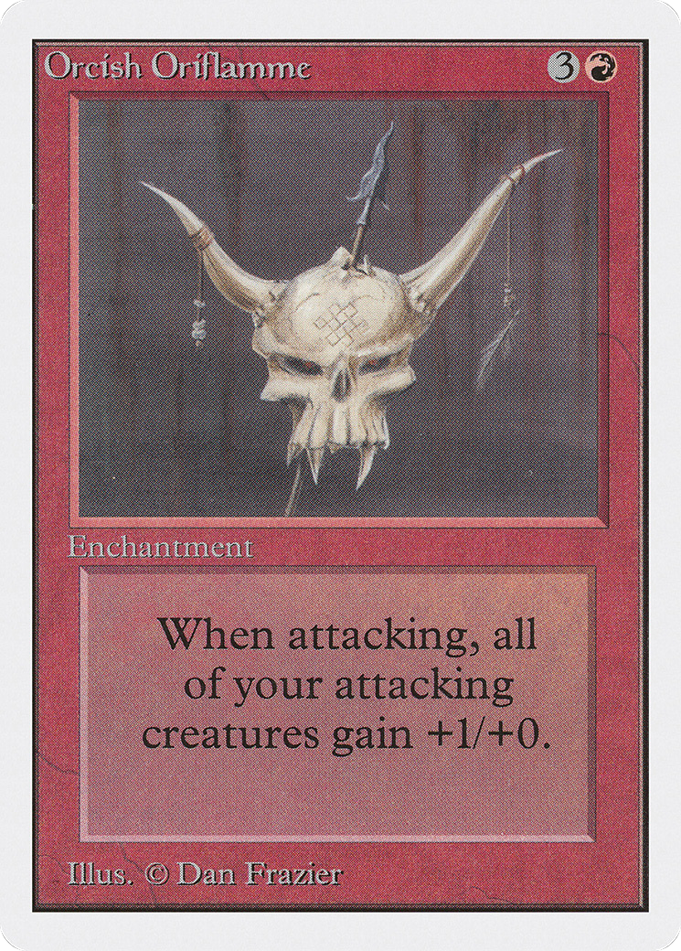 Orcish Oriflamme (2ED-167) [Oldschool] Unlimited Edition MTG Single Wizards of the Coast