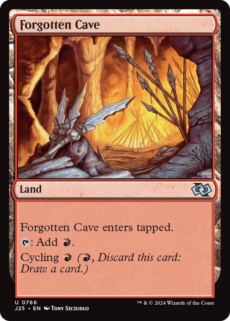 Forgotten Cave (J25-766) [Foundations Jumpstart] MTG Single Wizards of the Coast