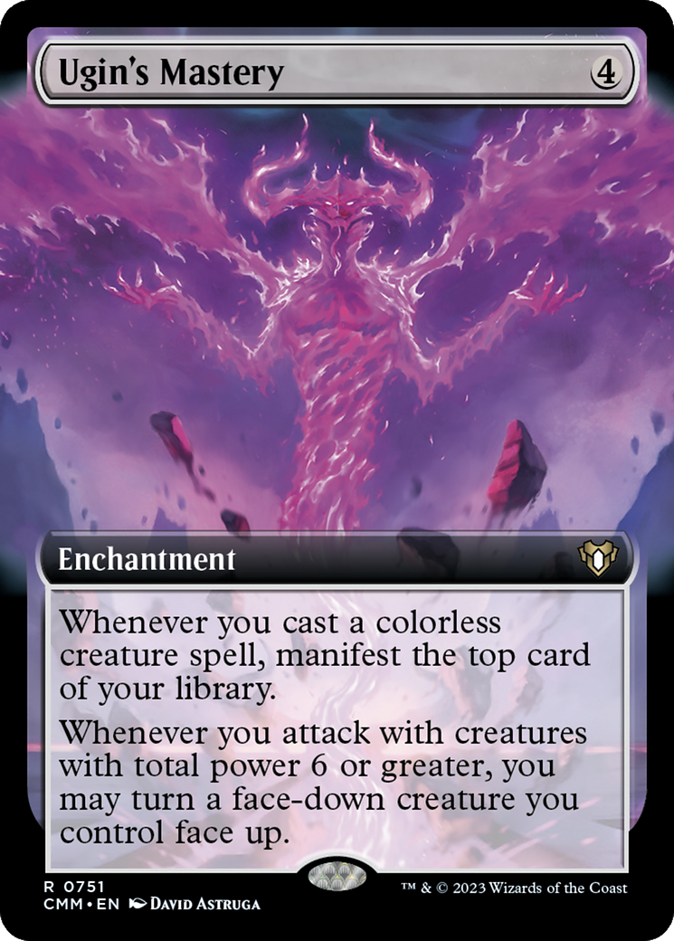 Ugin's Mastery (CMM-751) [Commander Masters] (Extended Art) MTG Single Wizards of the Coast