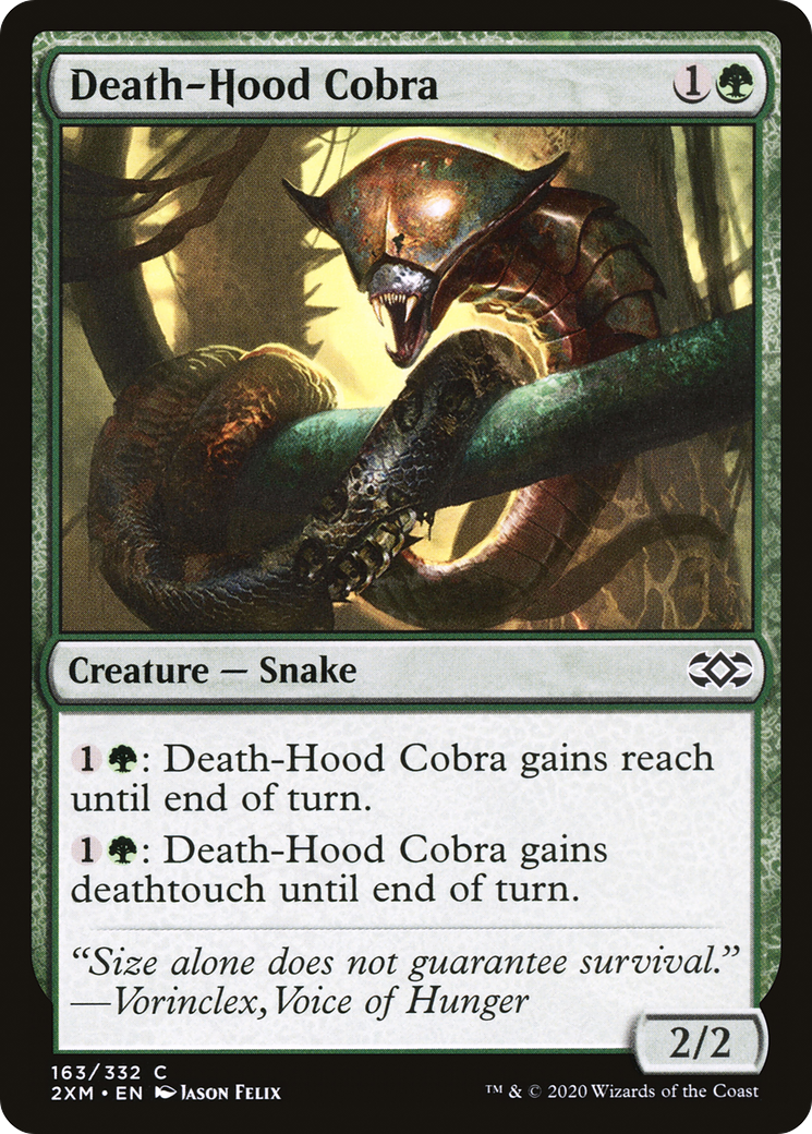 Death-Hood Cobra (2XM-163) [Double Masters] MTG Single Wizards of the Coast
