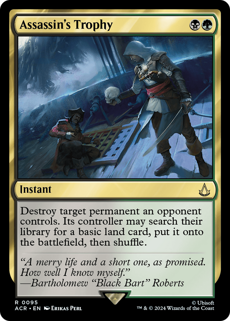 Assassin's Trophy (ACR-095) [Assassin's Creed] MTG Single Wizards of the Coast