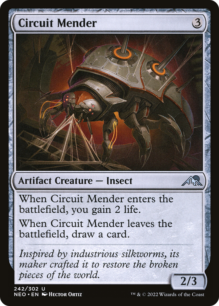 Circuit Mender (NEO-242) [Kamigawa: Neon Dynasty] Foil MTG Single Wizards of the Coast