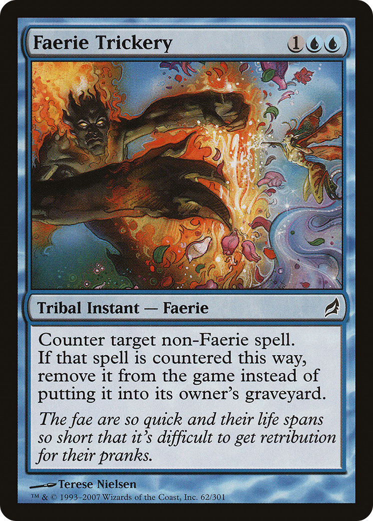 Faerie Trickery (LRW-062) [Lorwyn] Foil MTG Single Wizards of the Coast