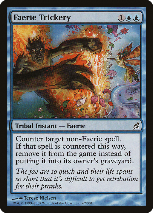Faerie Trickery (LRW-062) [Lorwyn] Foil MTG Single Wizards of the Coast