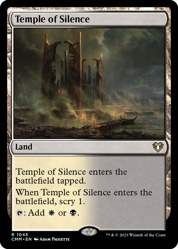 Temple of Silence [Commander Masters] MTG Single Magic: The Gathering