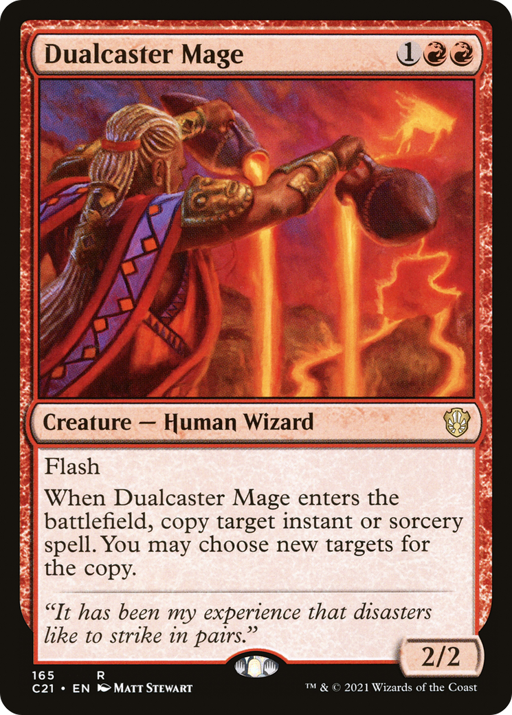 Dualcaster Mage (C21-165) [Commander 2021] MTG Single Wizards of the Coast