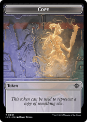 Copy // Spirit Double-Sided Token [Tokens] The Lost Caverns of Ixalan Tokens MTG Single Magic: The Gathering