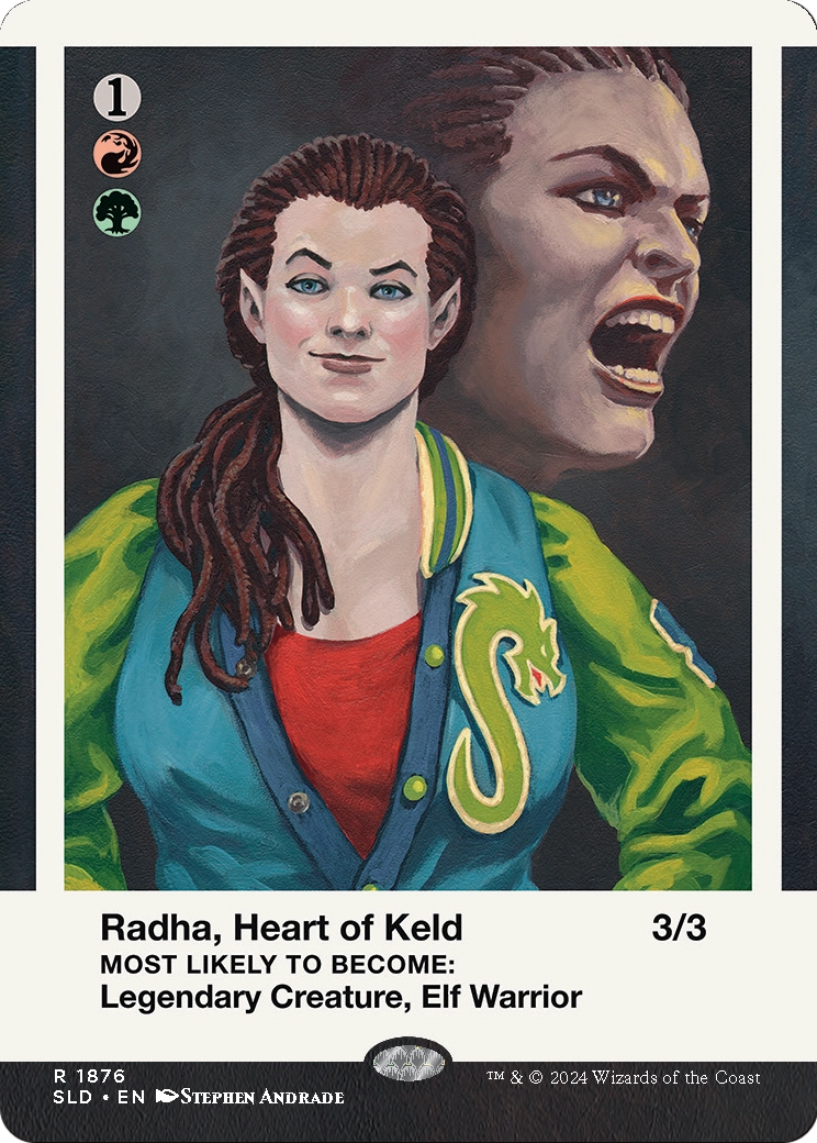Radha, Heart of Keld (SLD-1876) [Secret Lair] Drop (Borderless) MTG Single Wizards of the Coast