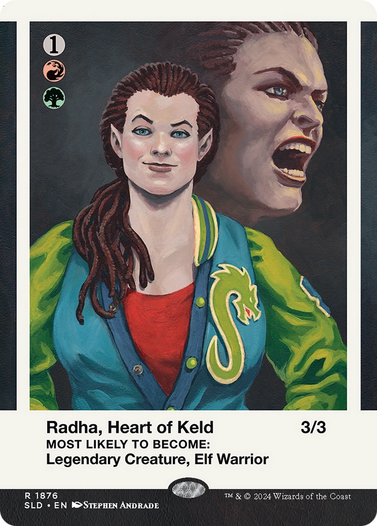 Radha, Heart of Keld (SLD-1876) [Secret Lair] Drop (Borderless) MTG Single Wizards of the Coast
