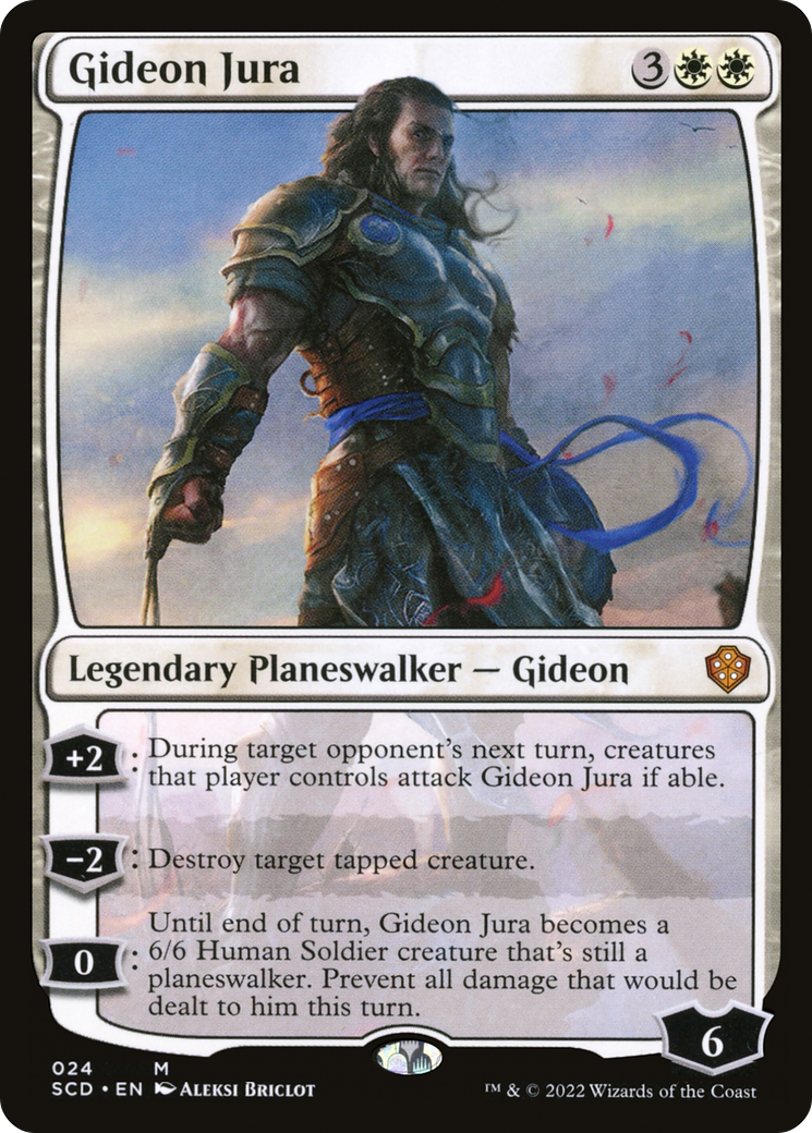 Gideon Jura (SCD-024) [Starter Commander Decks] MTG Single Wizards of the Coast