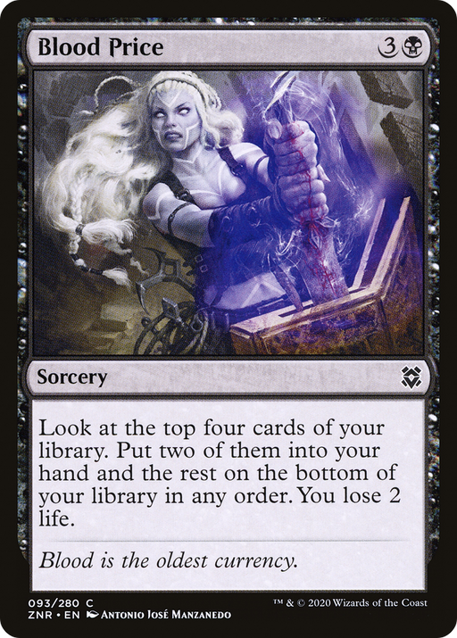 Blood Price (ZNR-093) [Zendikar Rising] MTG Single Wizards of the Coast