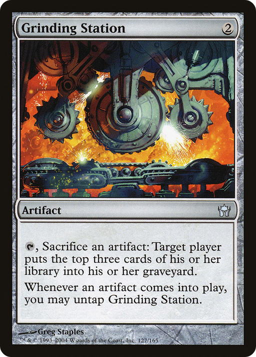 Grinding Station (5DN-127) [Fifth Dawn] Foil MTG Single Wizards of the Coast