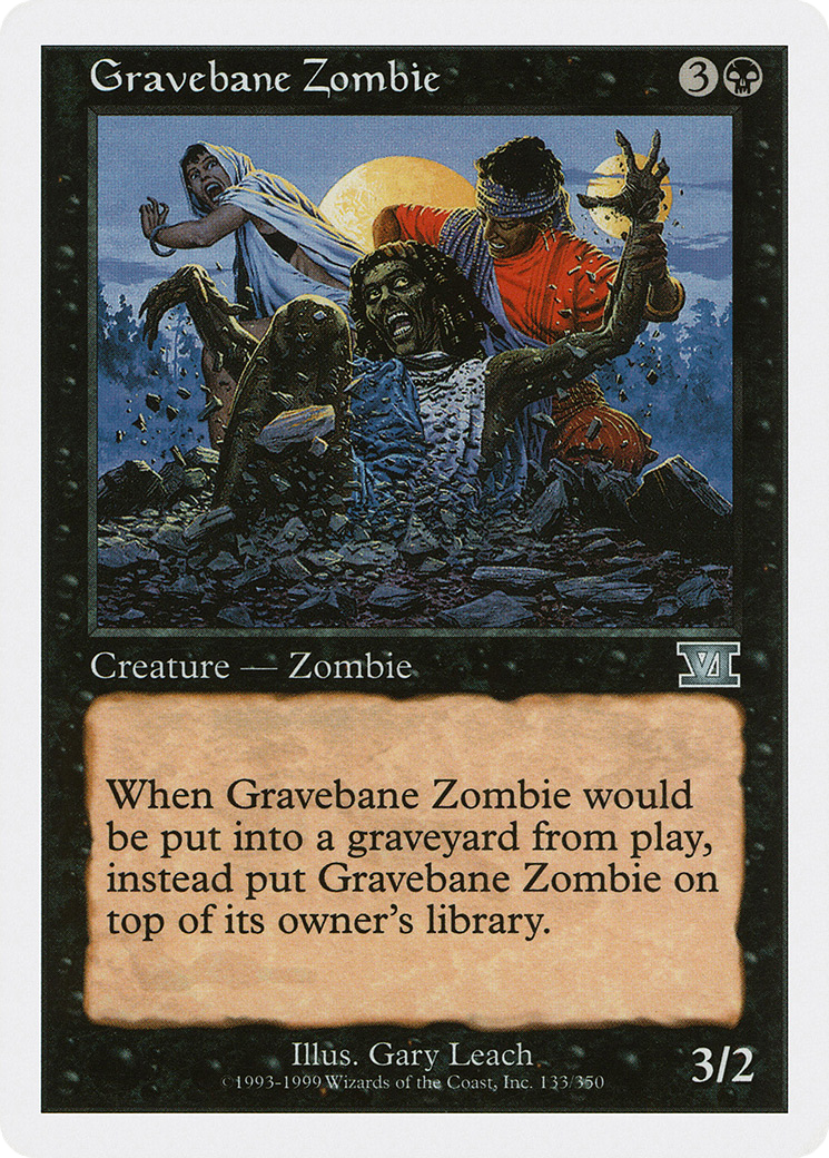 Gravebane Zombie (6ED-133) [Classic Sixth Edition] MTG Single Wizards of the Coast