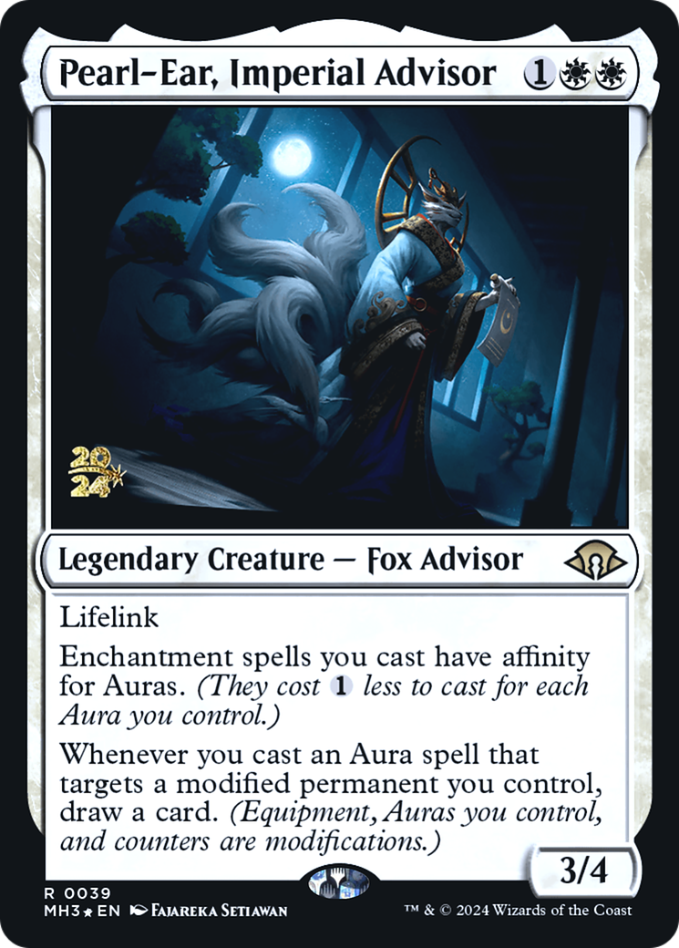 Pearl-Ear, Imperial Advisor (PRE-039) [Modern Horizons 3 Promos] Foil MTG Single Wizards of the Coast