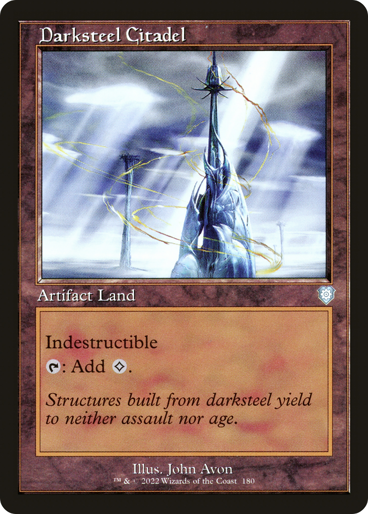 Darksteel Citadel (BRC-180) [The Brothers' War Commander] MTG Single Wizards of the Coast
