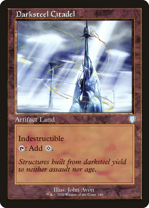Darksteel Citadel (BRC-180) [The Brothers' War Commander] MTG Single Wizards of the Coast
