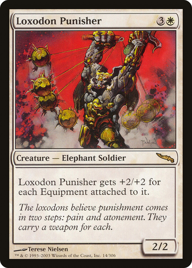 Loxodon Punisher (MRD-014) [Mirrodin] MTG Single Wizards of the Coast