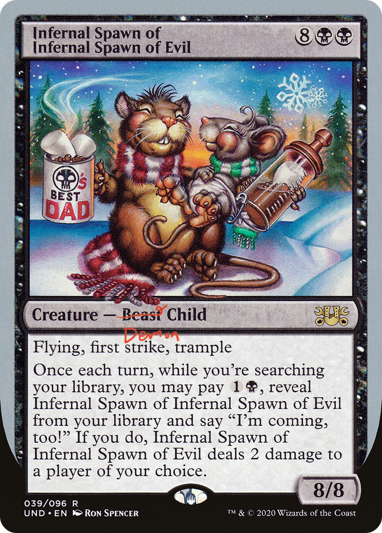 Infernal Spawn of Infernal Spawn of Evil (UND-039) [Unsanctioned] MTG Single Wizards of the Coast