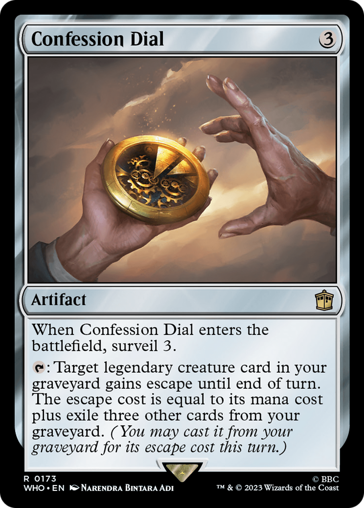 Confession Dial (WHO-173) [Doctor Who] MTG Single Wizards of the Coast