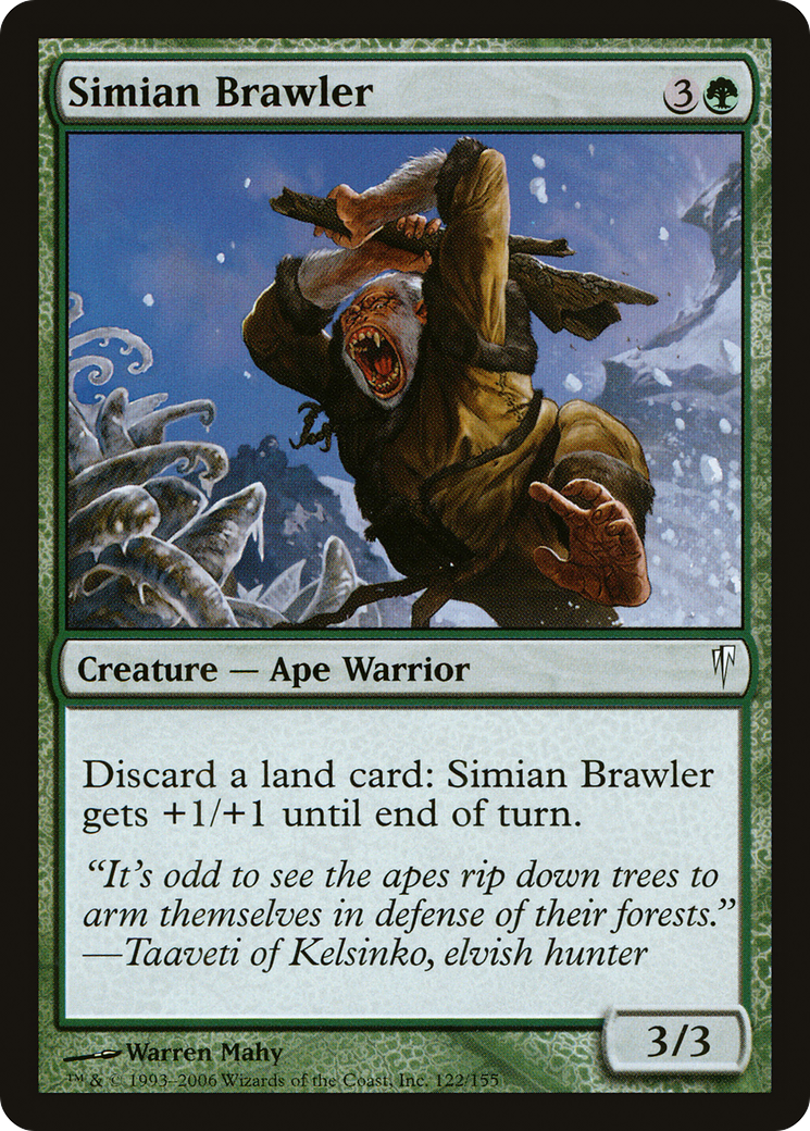 Simian Brawler (CSP-122) [Coldsnap] MTG Single Wizards of the Coast
