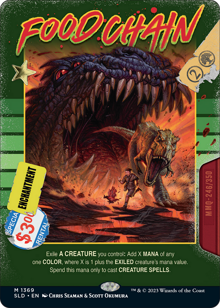Food Chain (SLD-1369) [Secret Lair] Drop (Full Art) (Borderless) MTG Single Wizards of the Coast