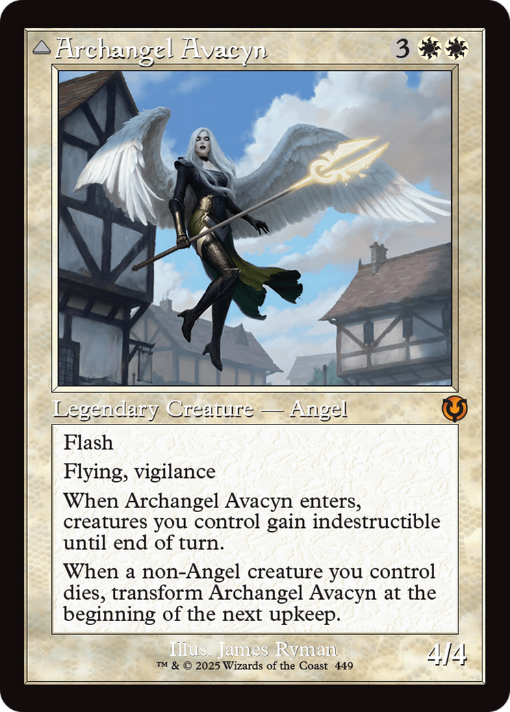 Archangel Avacyn // Avacyn, the Purifier (Retro Frame)(INR-449) [Innistrad Remastered] Foil MTG Single Wizards of the Coast