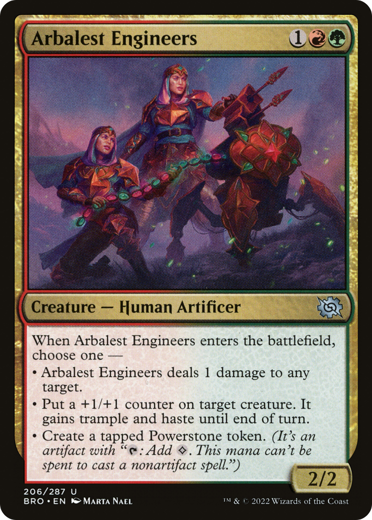 Arbalest Engineers (BRO-206) [The Brothers' War] MTG Single Wizards of the Coast