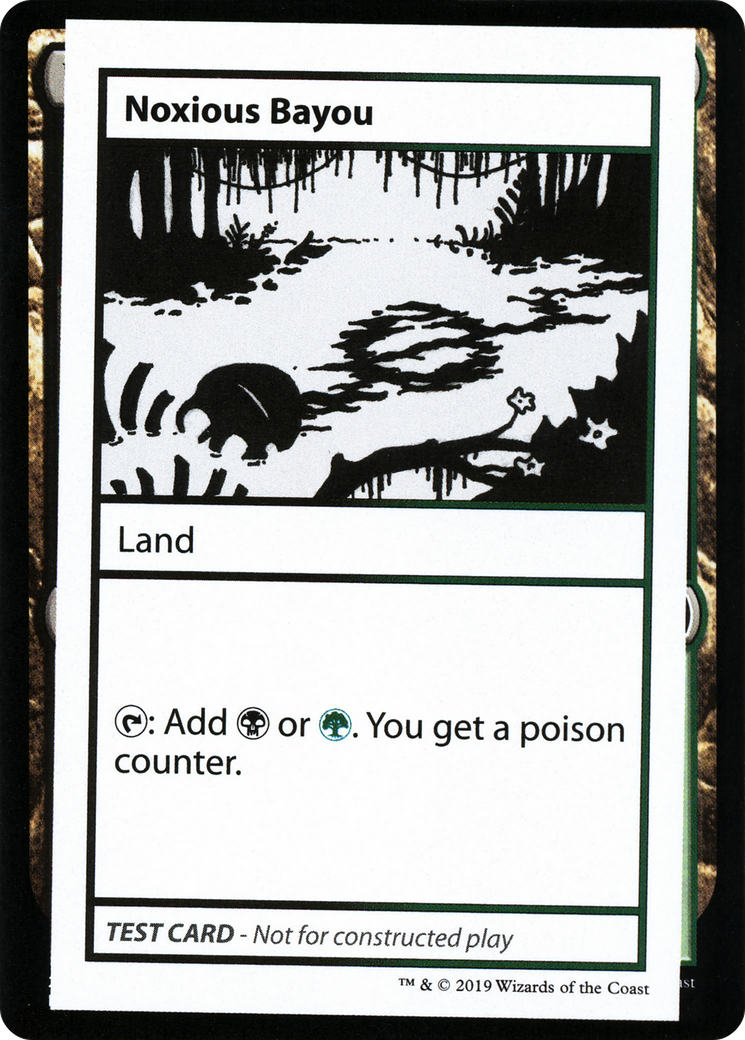 Noxious Bayou (CMB1-118) [Mystery Booster] Playtest Cards 2021 MTG Single Wizards of the Coast
