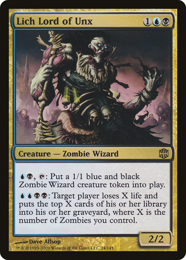 Lich Lord of Unx (ARB-024) [Alara Reborn] Foil MTG Single Wizards of the Coast