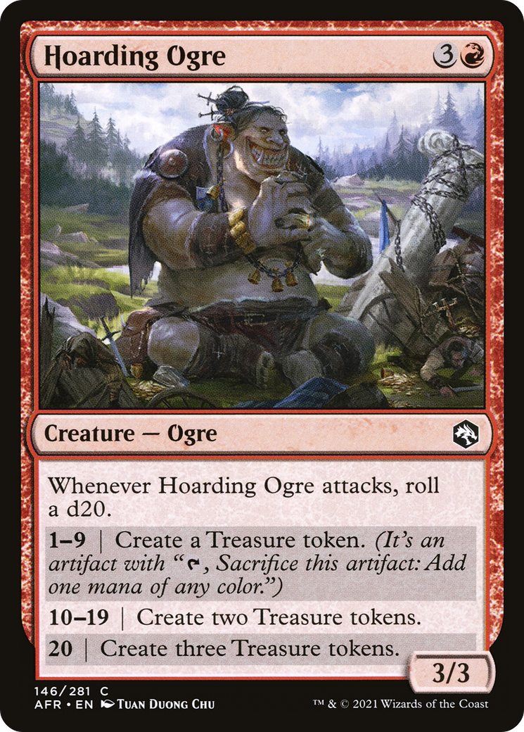 Hoarding Ogre (AFR-146) [Adventures in the Forgotten Realms] MTG Single Wizards of the Coast