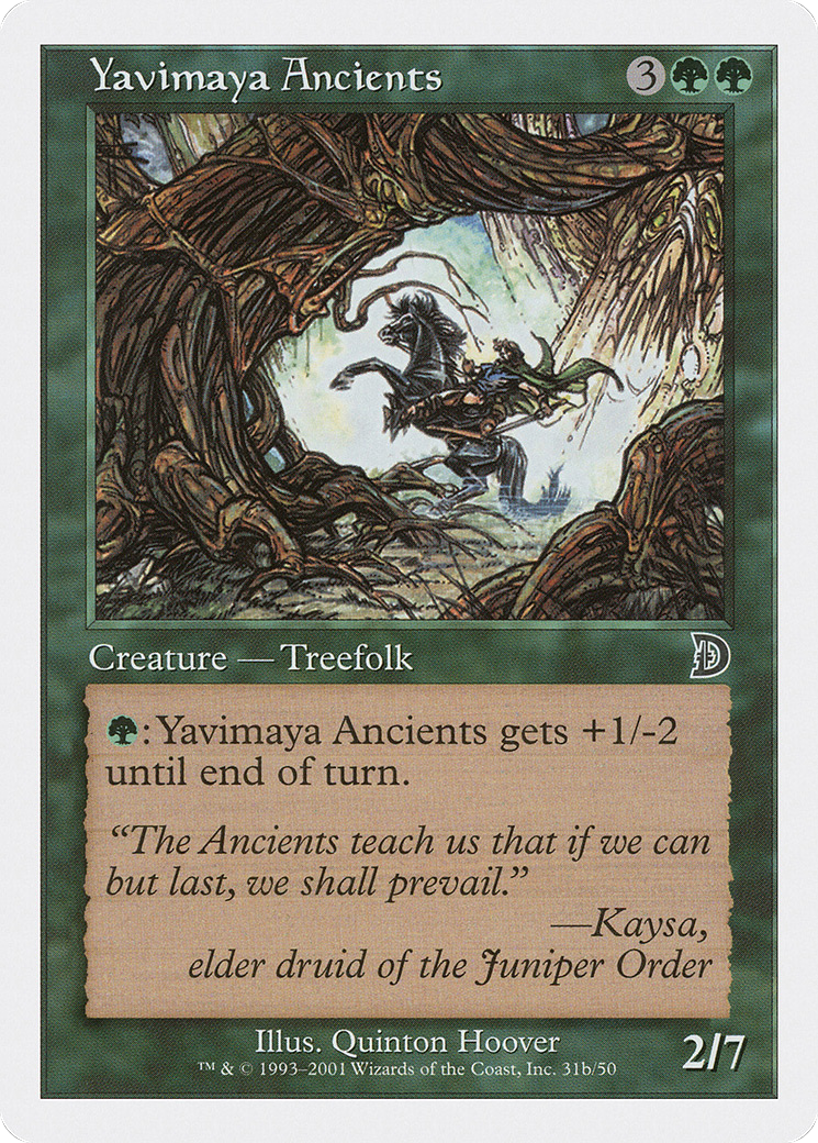 Yavimaya Ancients (31b) (DKM-31B) [Misc] Deckmasters MTG Single Wizards of the Coast