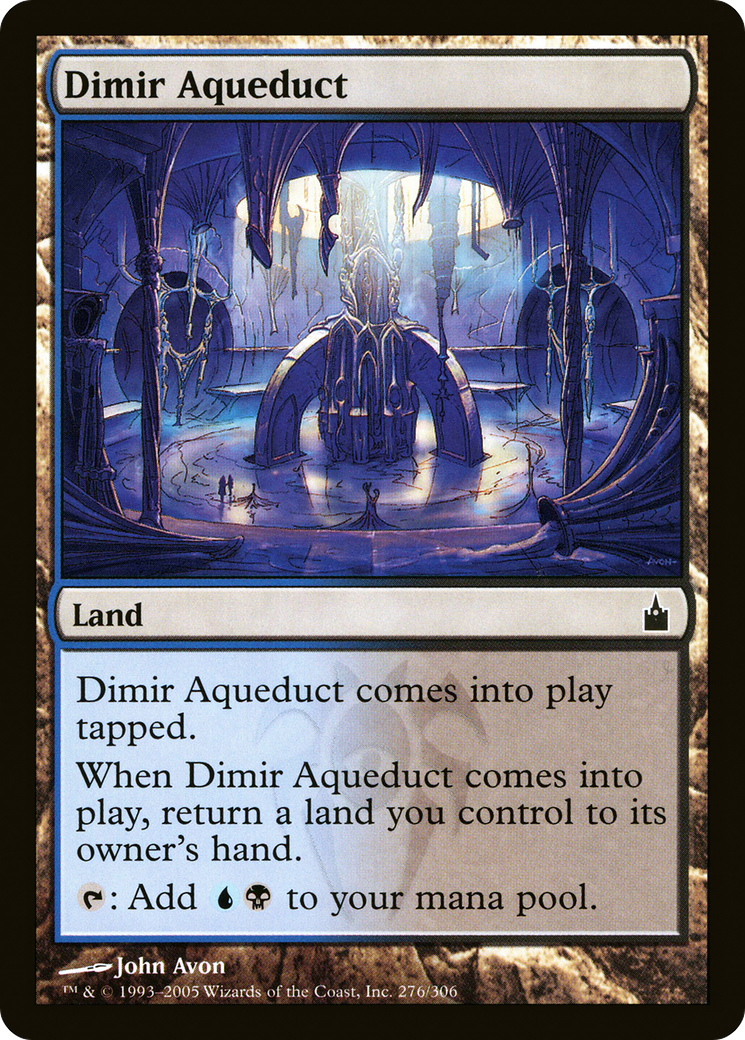 Dimir Aqueduct (RAV-276) [Ravnica: City of Guilds] MTG Single Wizards of the Coast