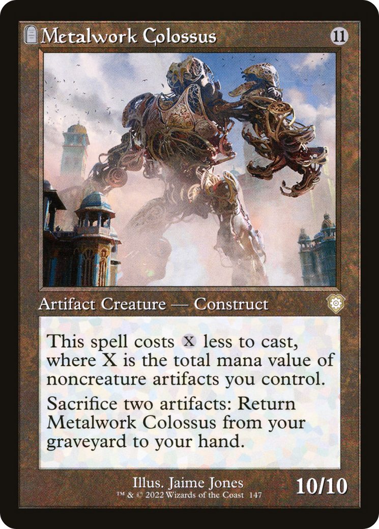 Metalwork Colossus (BRC-147) [The Brothers' War Commander] MTG Single Wizards of the Coast