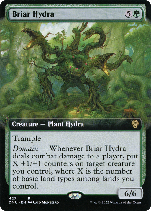 Briar Hydra (DMU-427) [Dominaria United] (Extended Art) Foil MTG Single Wizards of the Coast