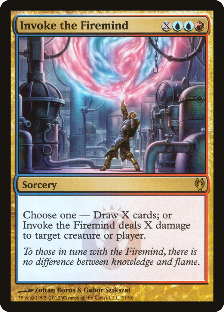 Invoke the Firemind (DDJ-031) [Misc] Duel Decks: Izzet vs. Golgari MTG Single Wizards of the Coast