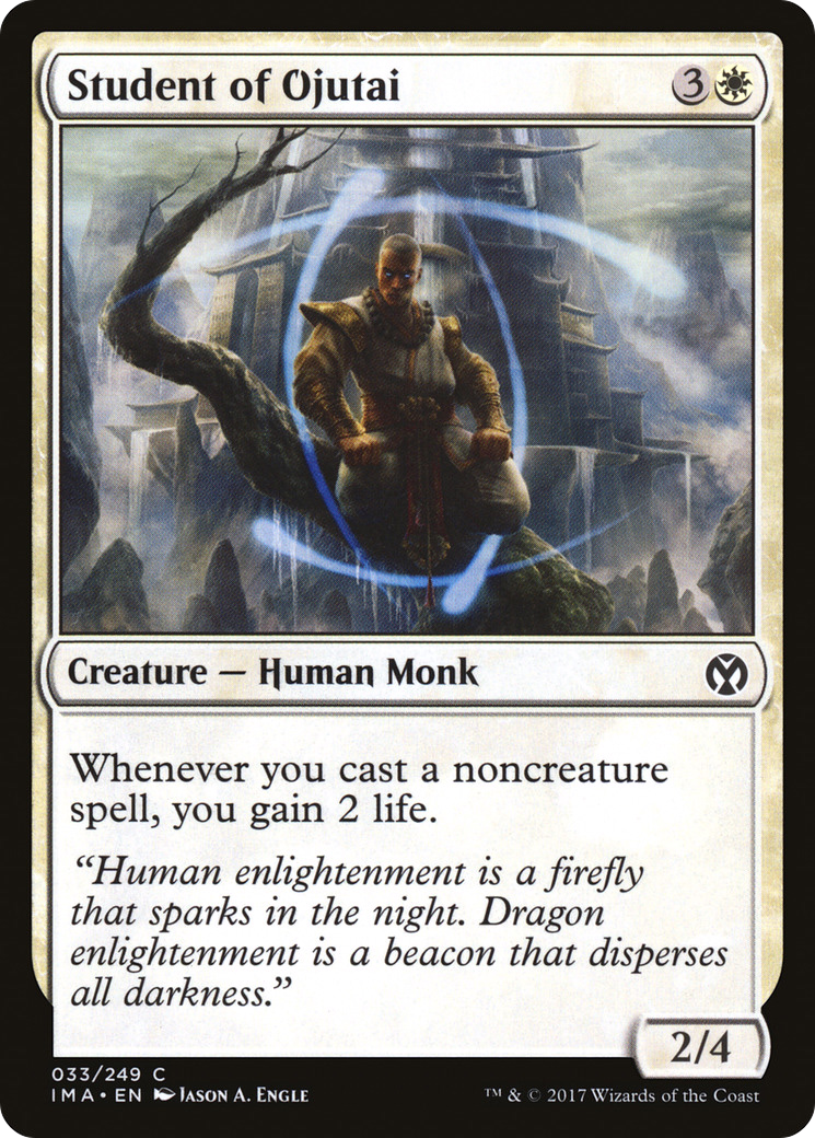 Student of Ojutai (IMA-033) [Iconic Masters] Foil MTG Single Wizards of the Coast