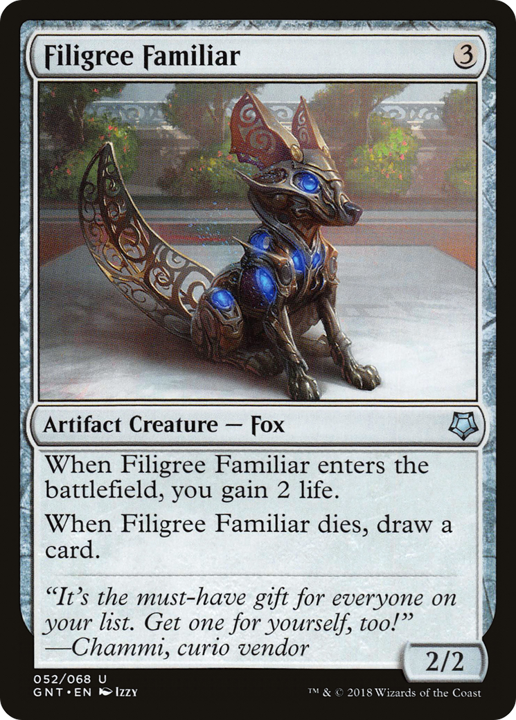 Filigree Familiar (GNT-052) [Misc] Game Night MTG Single Wizards of the Coast